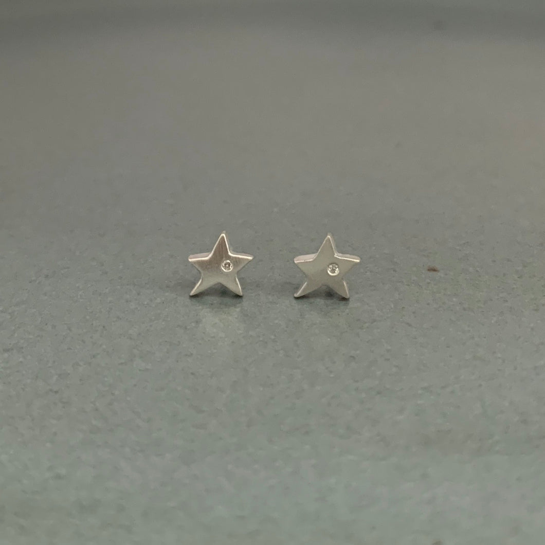 Star studs -Silver